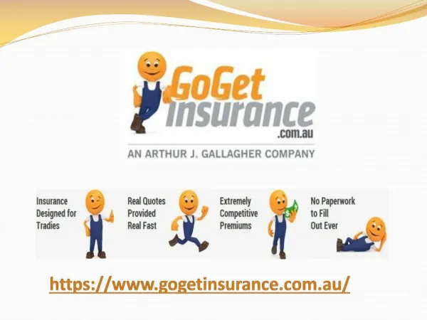 GoGet - Tradies Insurance Public Liability, Tools & Income Protection