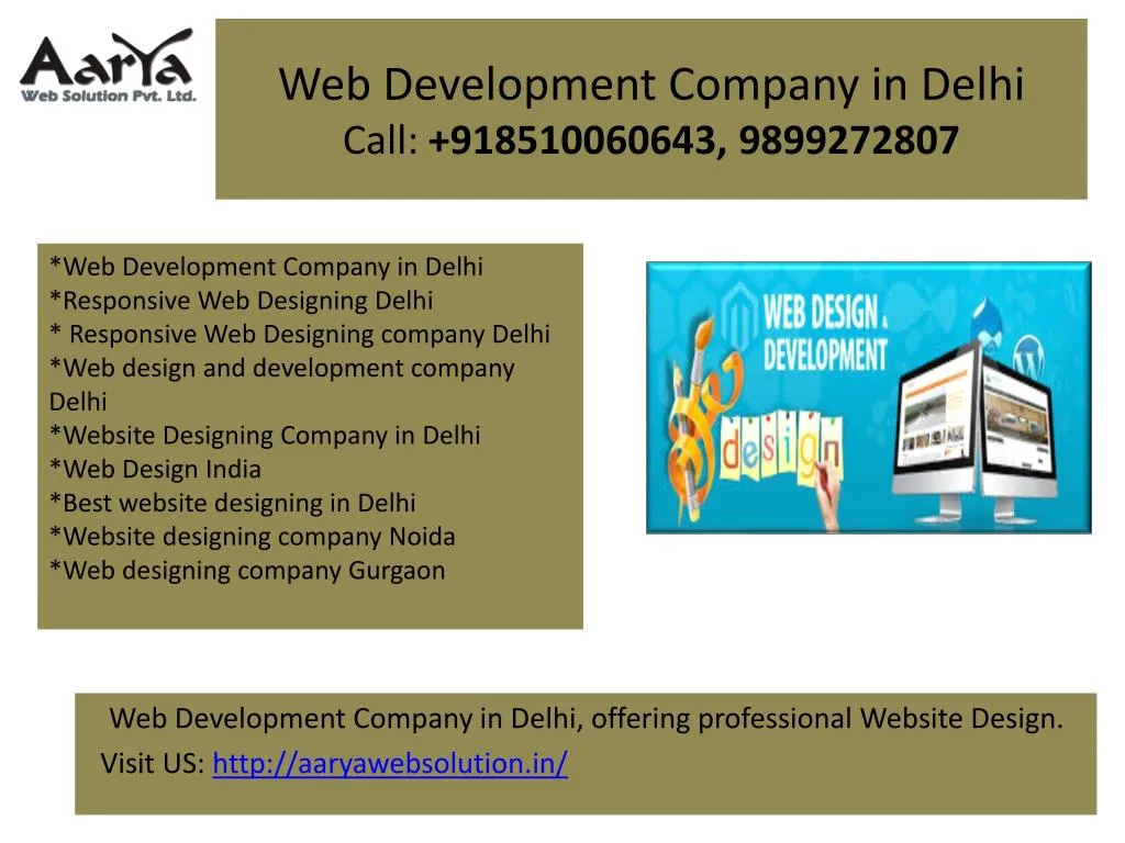 web development company in delhi call 918510060643 9899272807