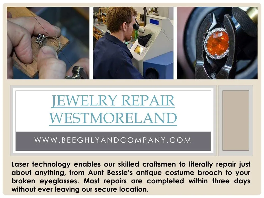 jewelry repair westmoreland