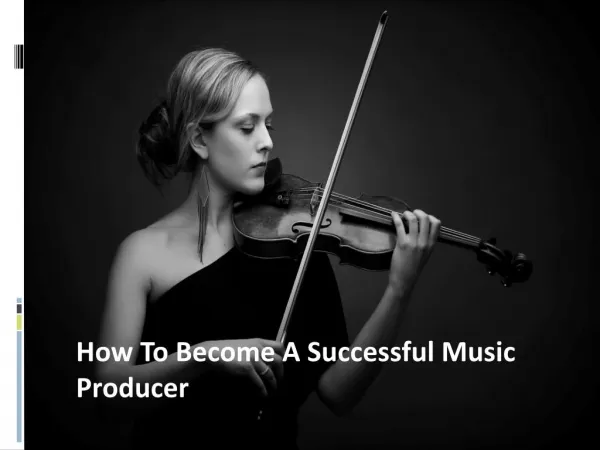 Steven Catalfamo - How to Become a Successful Music Producer