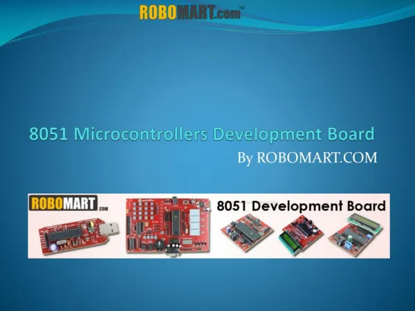 8051 Microcontroller Board - Robomart