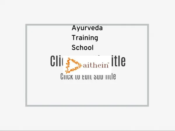 Best Ayurveda School in India