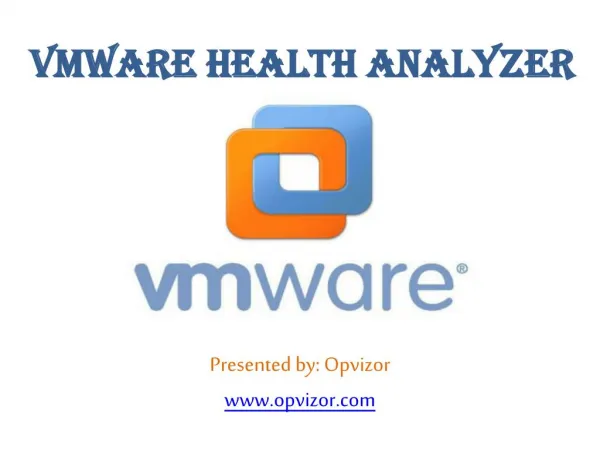 VMware Health Analyzer