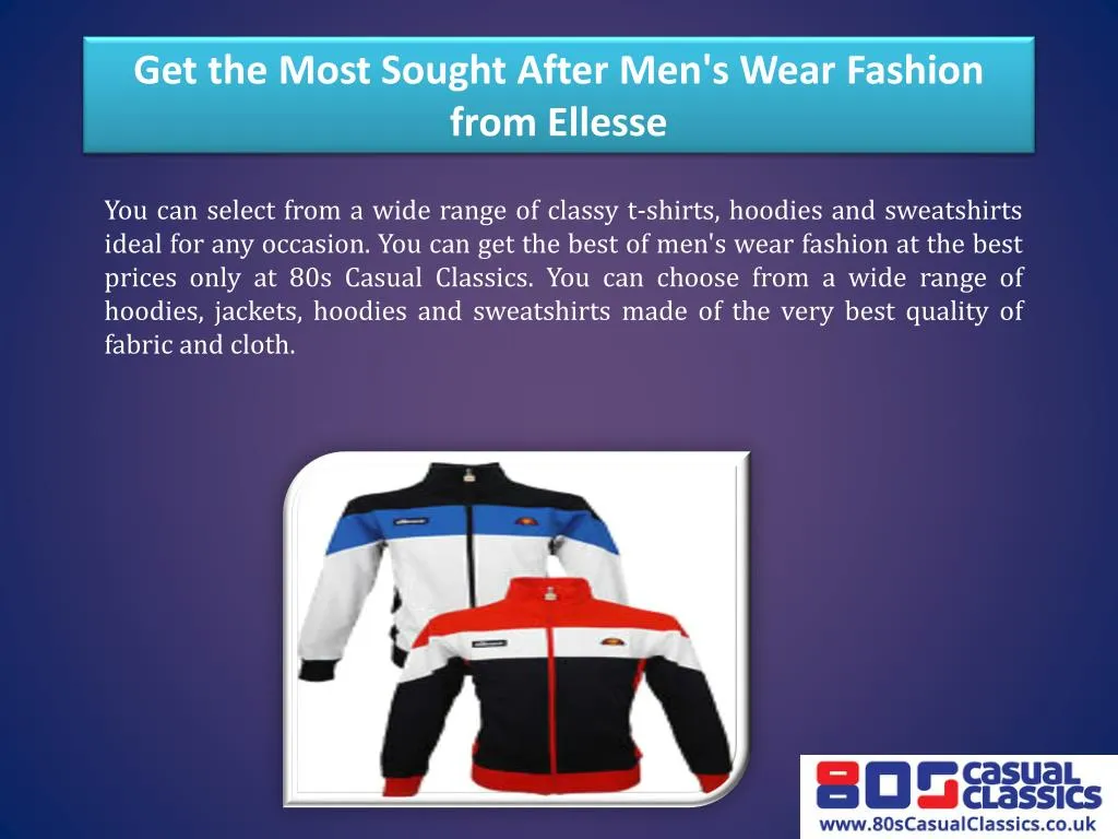 get the most sought after men s wear fashion from ellesse