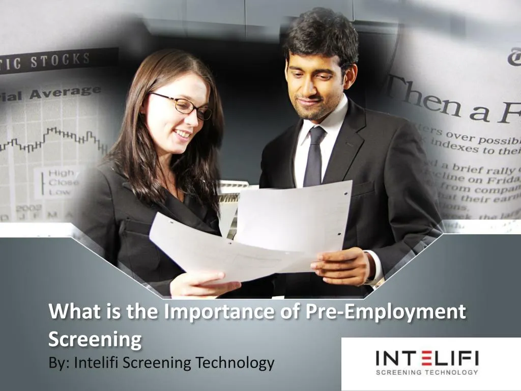 what is the importance of pre employment screening