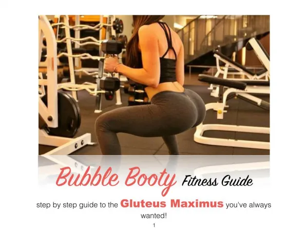 Women's Bubble Booty Fitness Guide