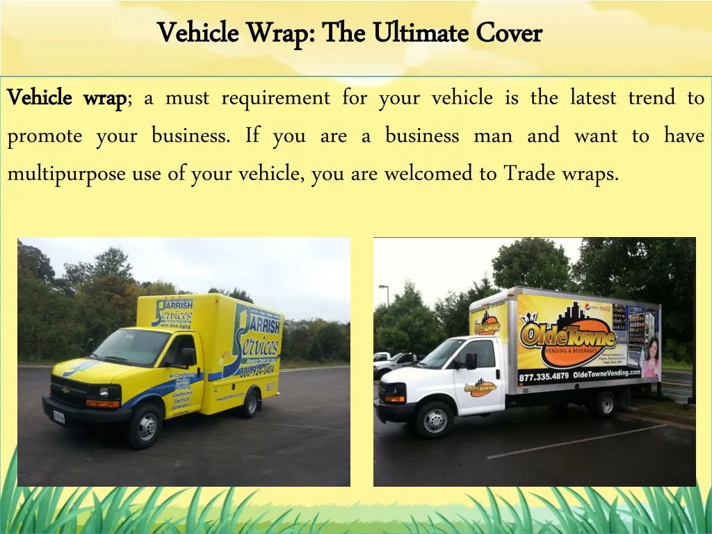 vehicle wrap the ultimate cover