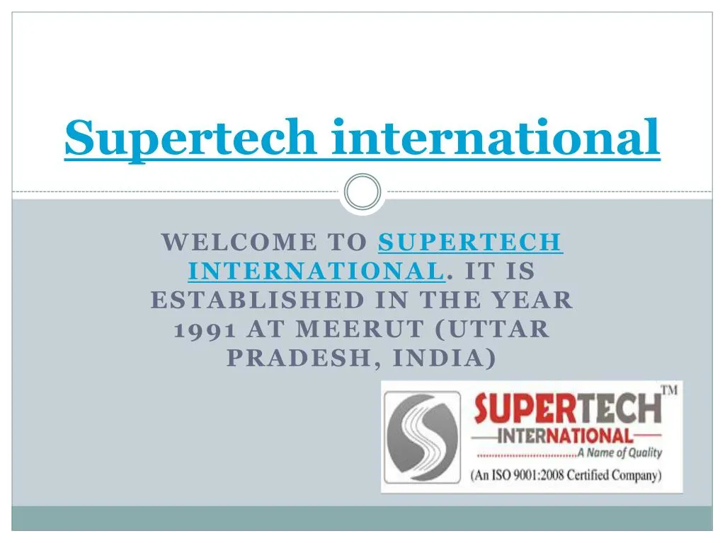 supertech international