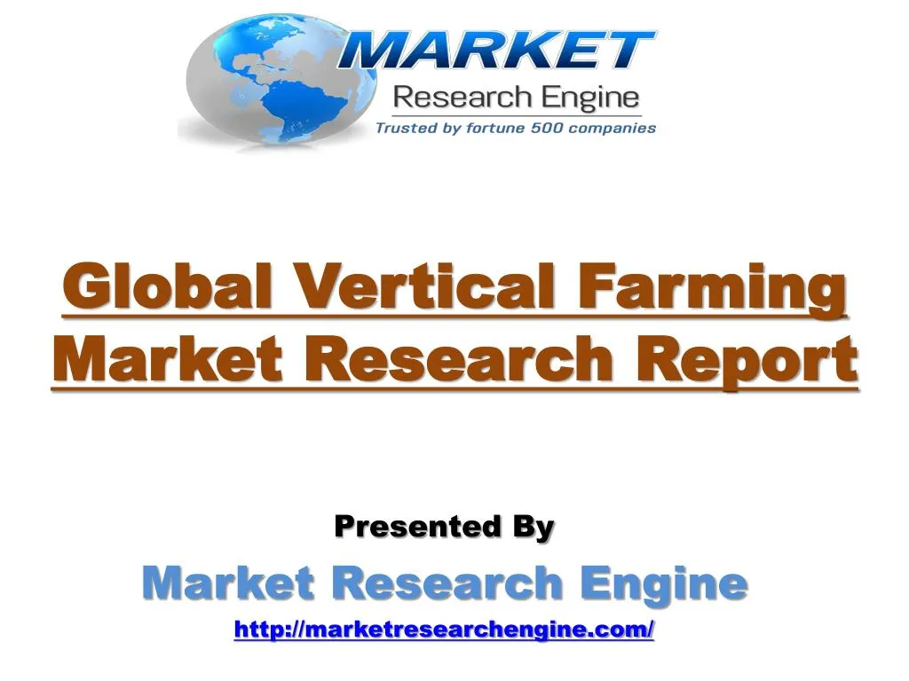 global vertical farming market research report
