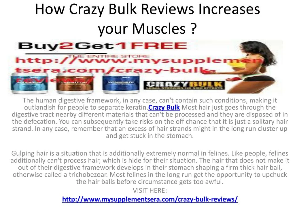 h ow crazy bulk reviews increases your muscles