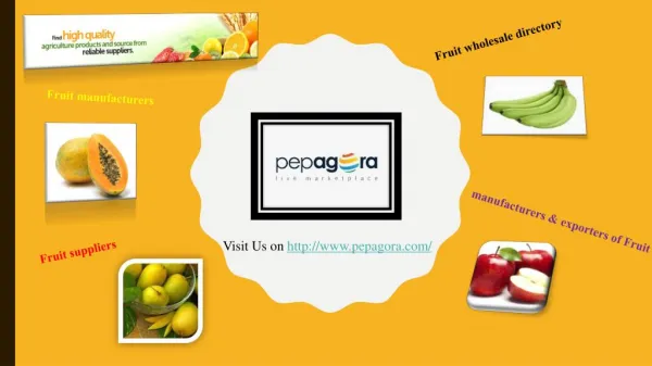 Fresh Fruits manufacturer, supplier, wholesale directory in india