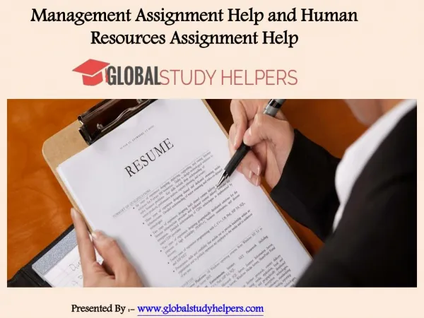 Human Resources Assignment Help in Australia and Worldwide - Global Study Helpers