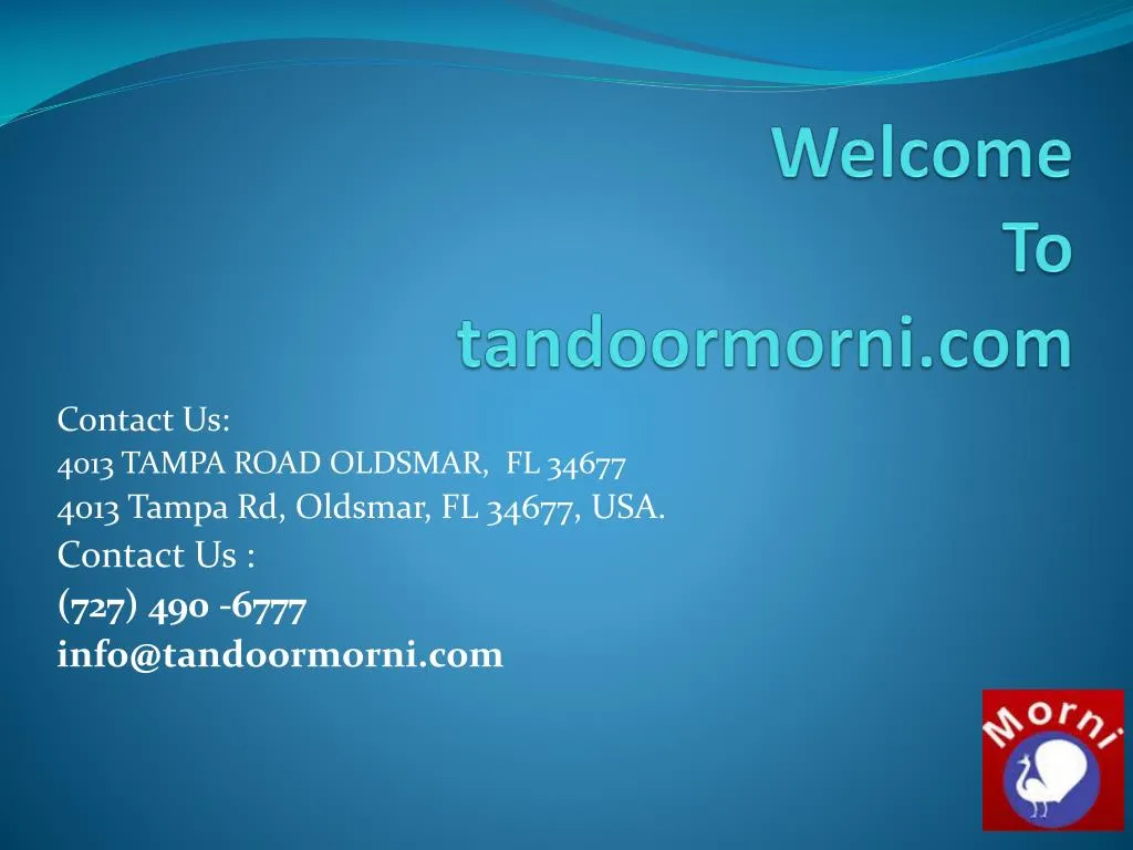 welcome to tandoormorni com