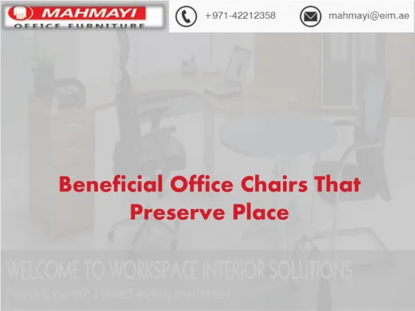Advantage of Getting Office Chairs Suppliers Abu Dhabi