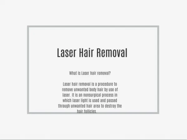 Laser hair removal at delhi laser clinic