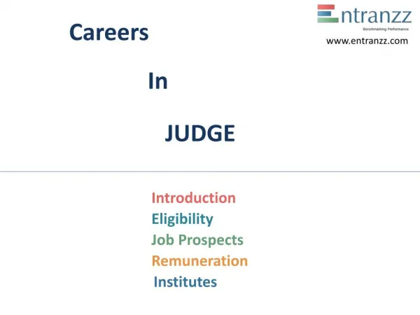 Careers In JUDGE