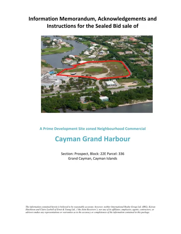 Residential/Commercial Site Next to the Shoppes at Grand Harbour Cayman Islands Real Estate Property