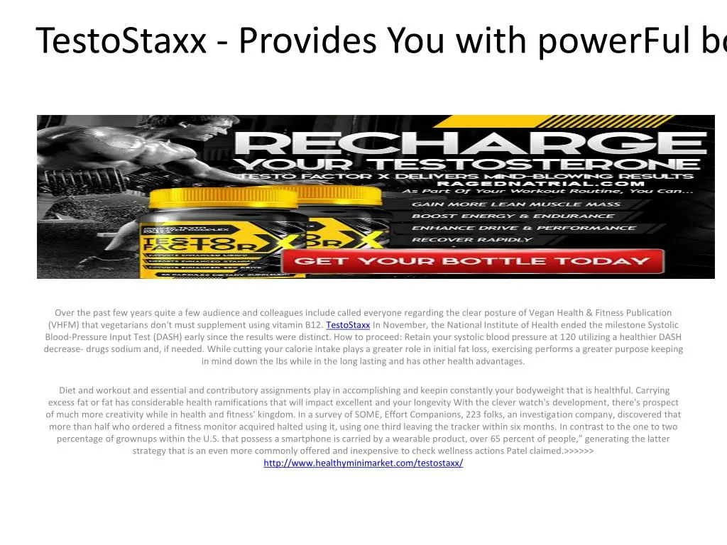testostaxx provides you with powerful body