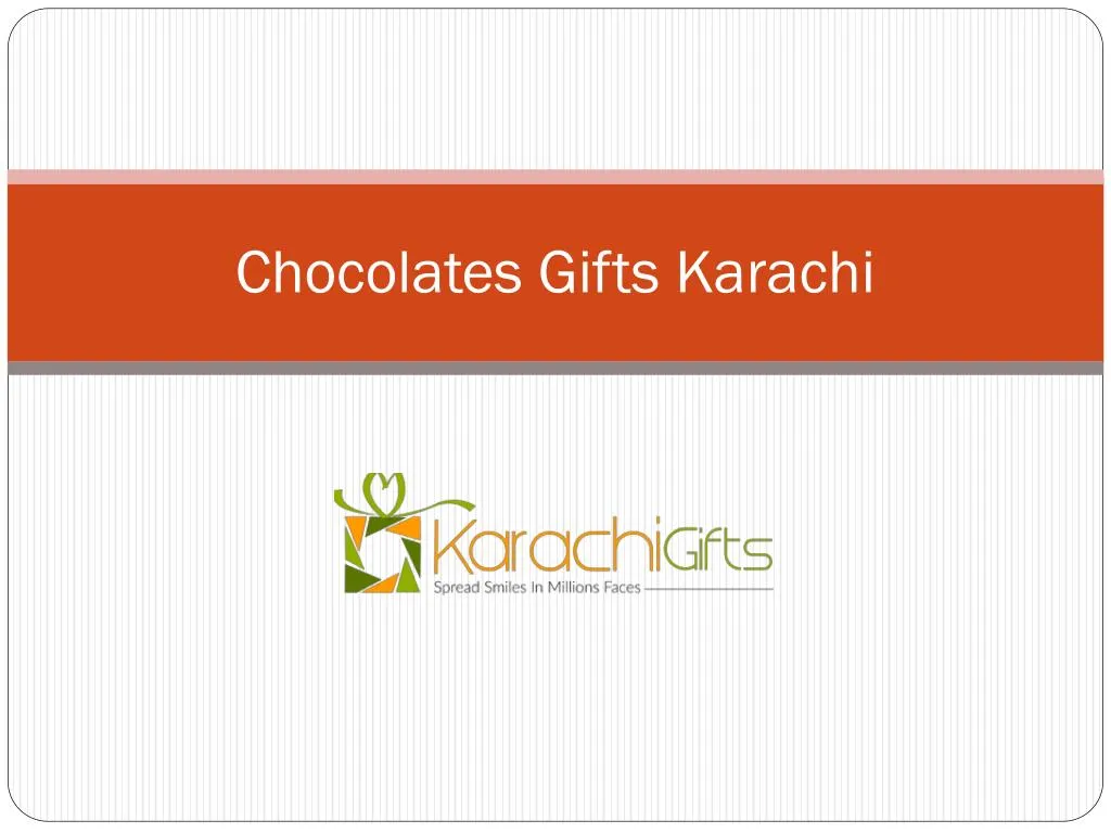 chocolates gifts karachi