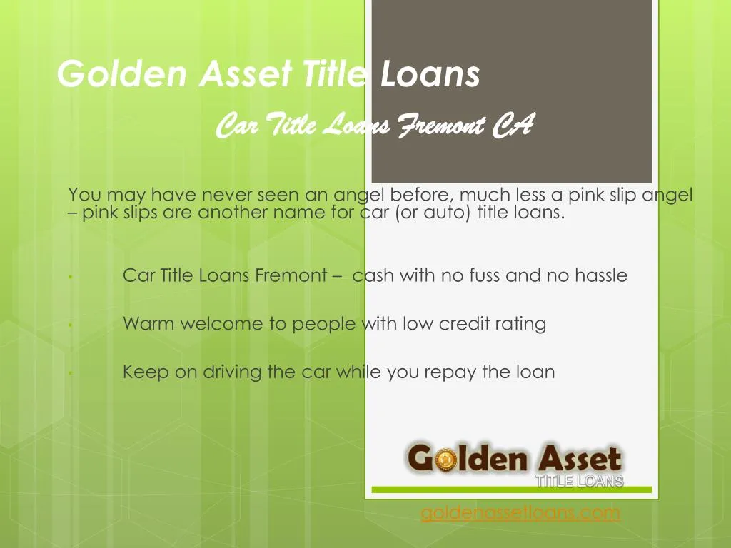 golden asset title loans
