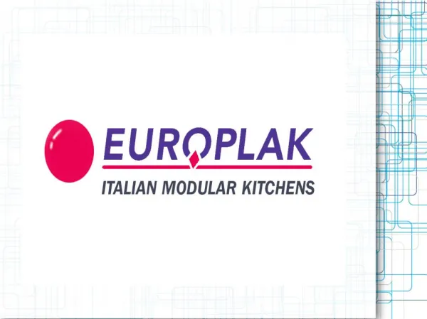 Europlak India - modular kitchen designs