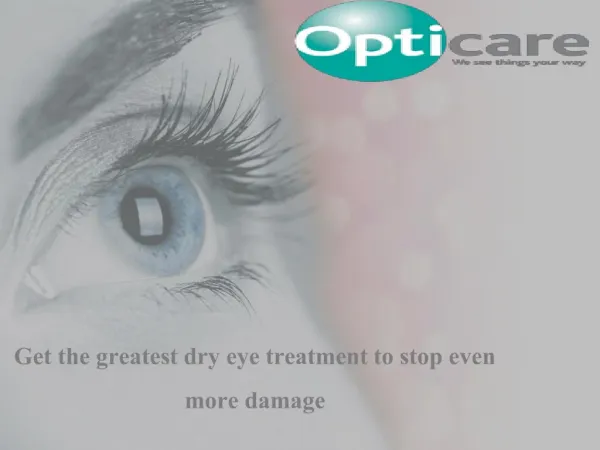 Innovative Dry Eye Treatment Solutions