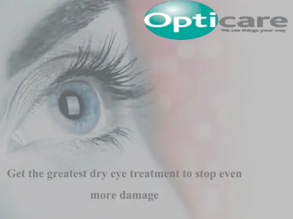Innovative Dry Eye Treatment Solutions