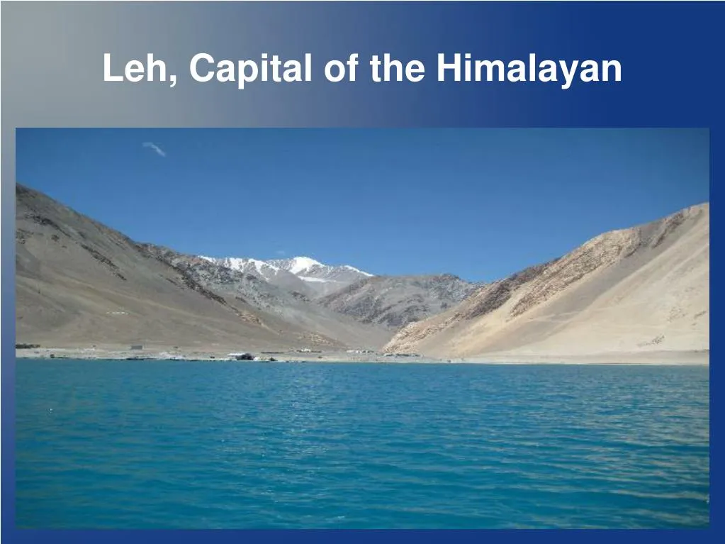 leh capital of the himalayan