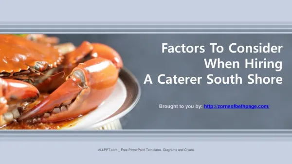 Factors To Consider When Hiring A Caterer South Shore