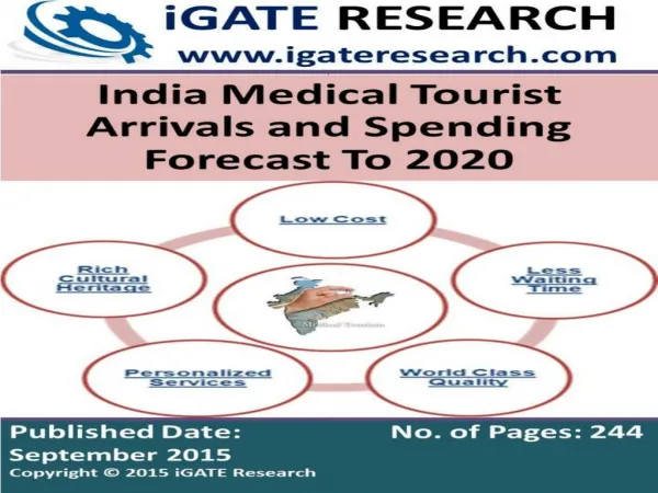 India Medical Tourist Arrivals and Spending Forecast