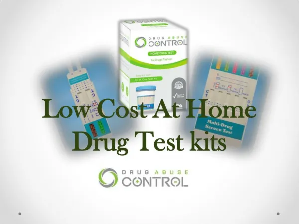 Low Cost At Home Drug Test Kits