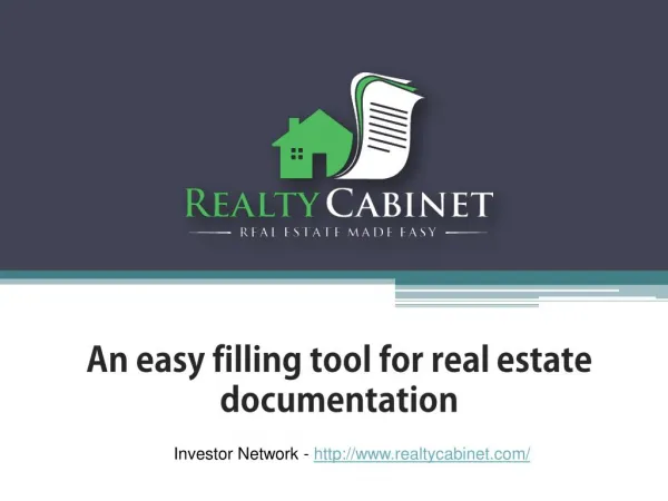 Best Investor Network - Realty Cabinet