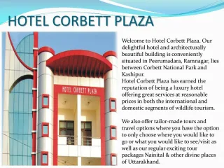 Hotel Corbett plaza