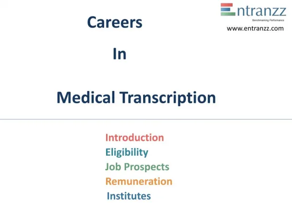 Careers In Medical Transcription