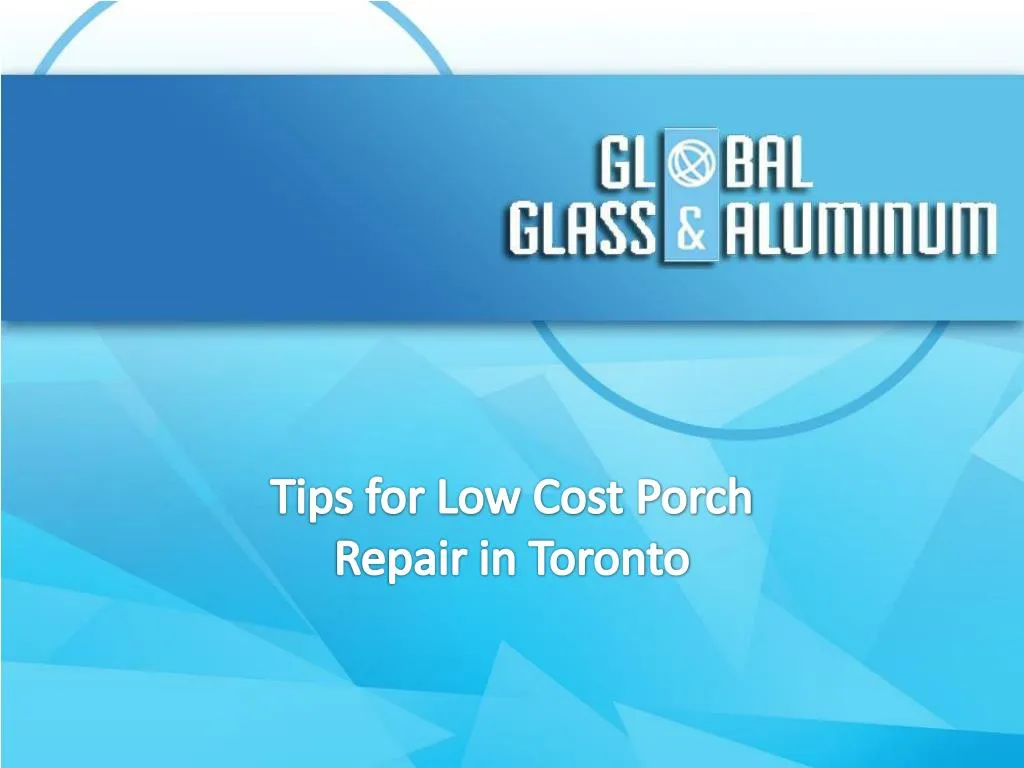tips for low cost porch repair in toronto