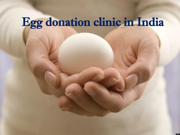 Egg donation clinic in India