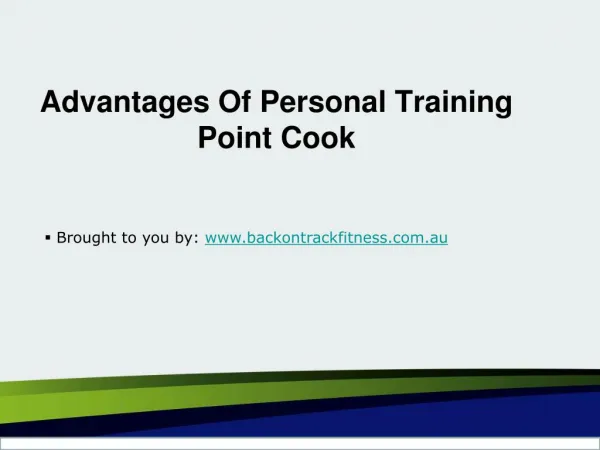 personal training Point Cook