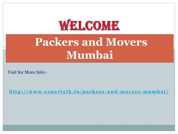 Help Guide for your Move in Mumbai