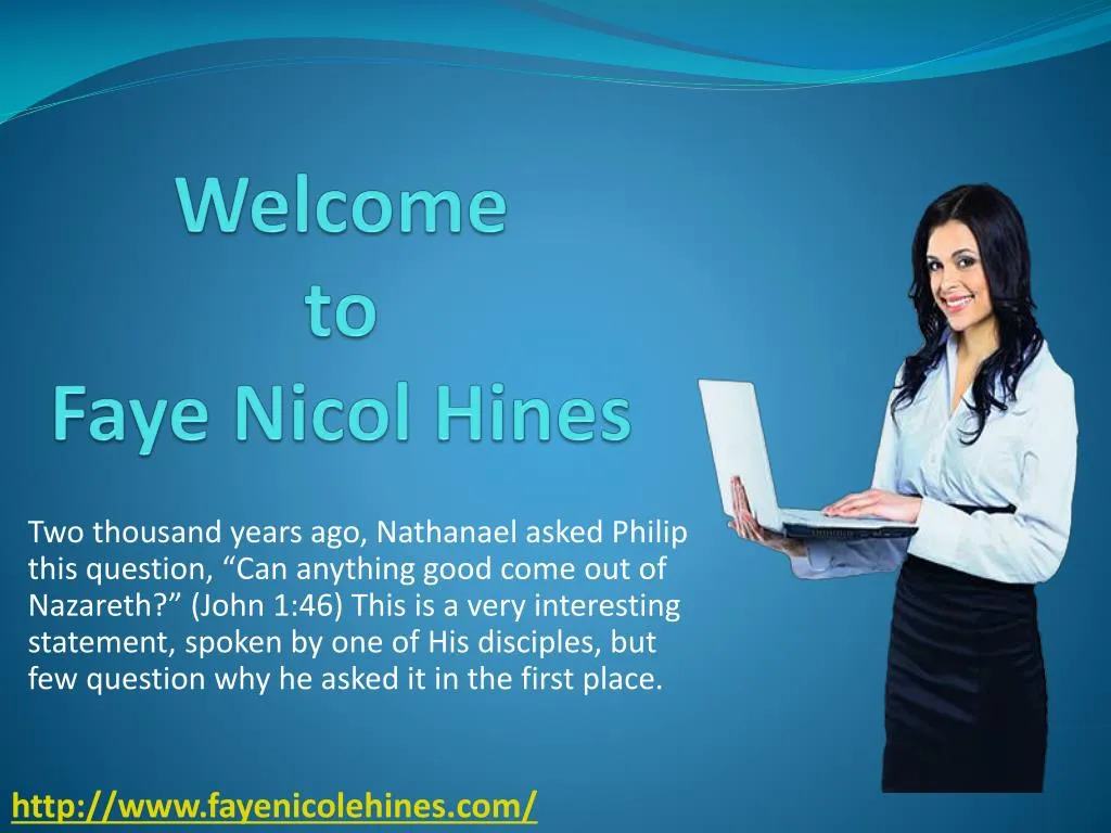 welcome to faye nicol h ines