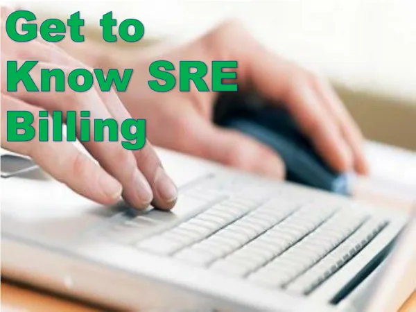Get to Know SRE Billing