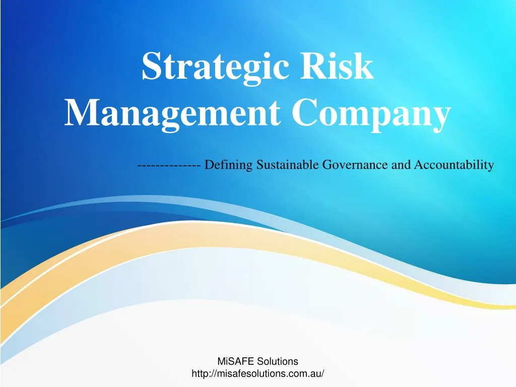 strategic risk management company