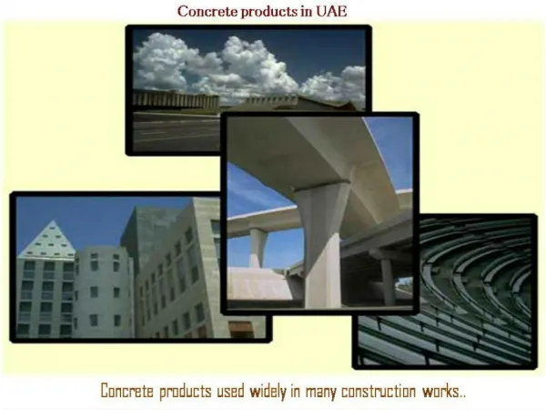 Concrete Products UAE