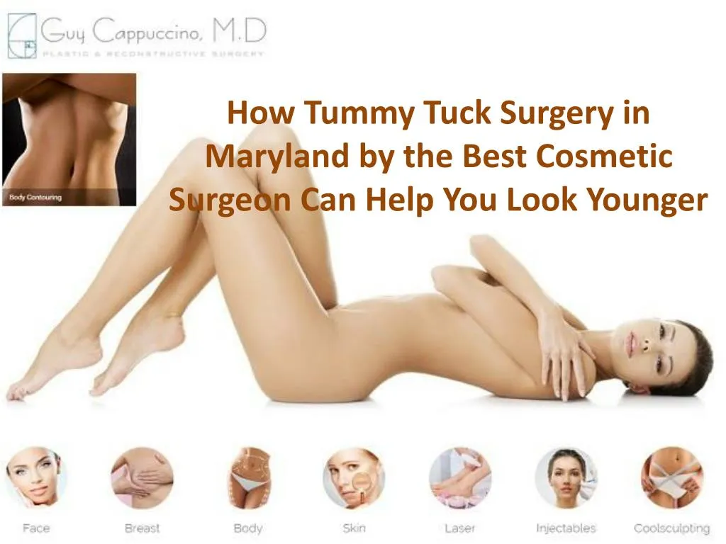 how tummy tuck surgery in maryland by the best cosmetic surgeon can help you look younger
