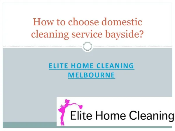Elite Home Cleaning - Eco Friendly Home Cleaning Bayside | House Cleaning Service
