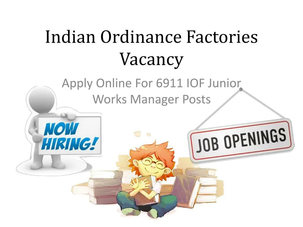 indian ordinance factories vacancy