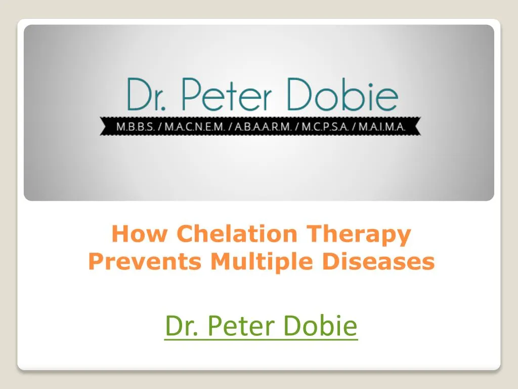 how chelation therapy prevents multiple diseases