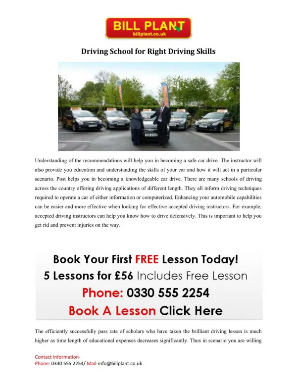 Driving lessons Exeter