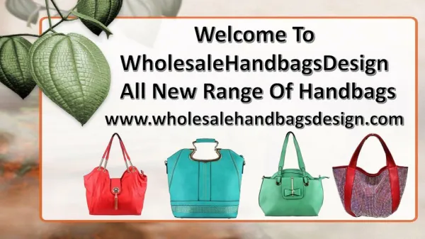 New Arrivals on Wholesale Handbags