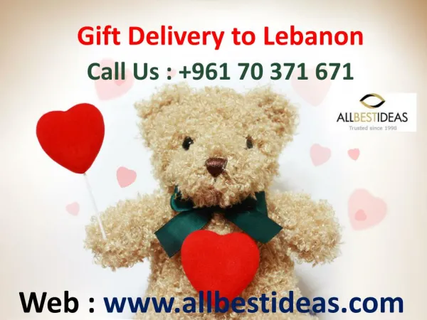 Gifts Delivery to Lebanon : 961 70 371 671