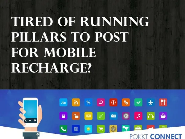 Tired of running pillars to post for mobile recharge?